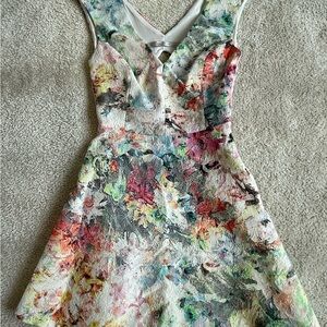Zara Multicolor Backless Dress